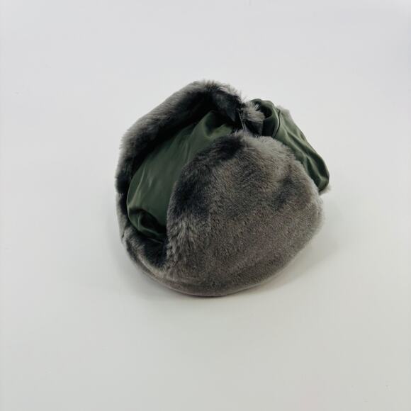 Vintage Military Winter Flying Helmet/Cap - Sage Green Type B9B - Picture 6 of 6